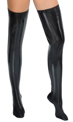 Black Level Cuissardes VINYL BED BOOTS Noire