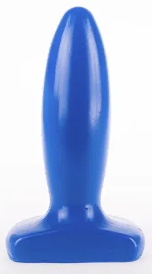 Plug anal SLIM L I Love Butt 14 x 4.8 cm Bleu