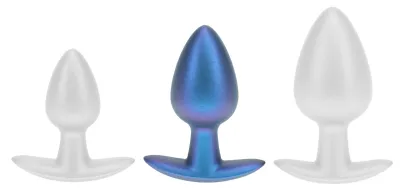 Plug en Silicone METALLY M 6.5 x 3.3cm Bleu