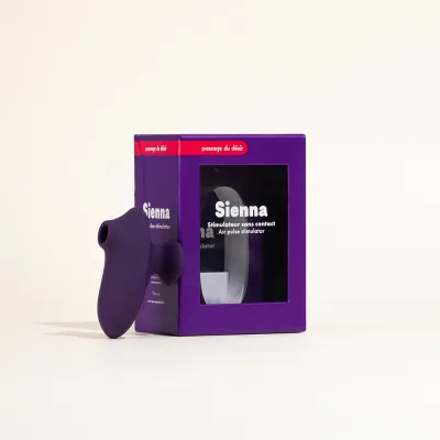 Stimulateur à air pulsé Sienna - 9 x 2 x 5,8 cm Violet