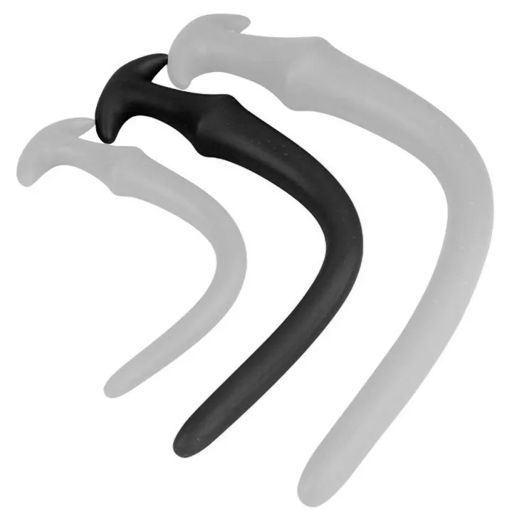 Gode long ULTRA SLIM M 40 x 4.2cm Noir