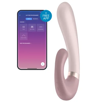 Stimulateur Point G connecté HEAT WAVE Satisfyer 14 x 3.5cm