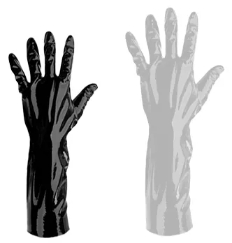 Gants en Latex PROWLER RED Larges Noir