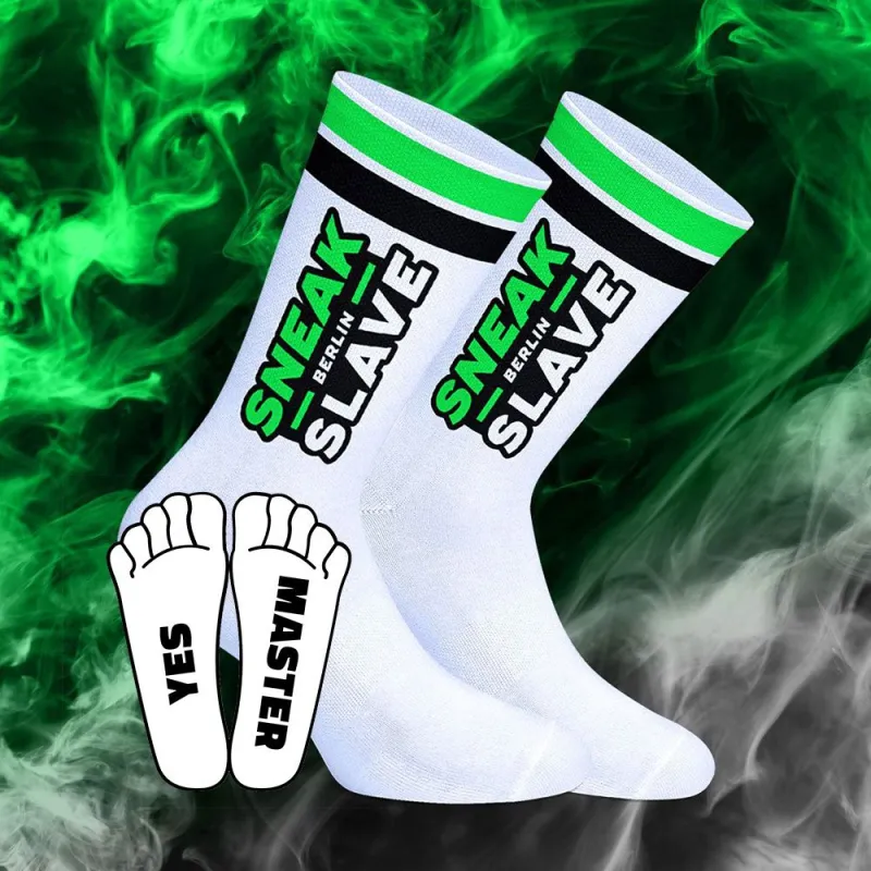 Chaussettes SNEAK BERLIN SLAVE Noir-Vert