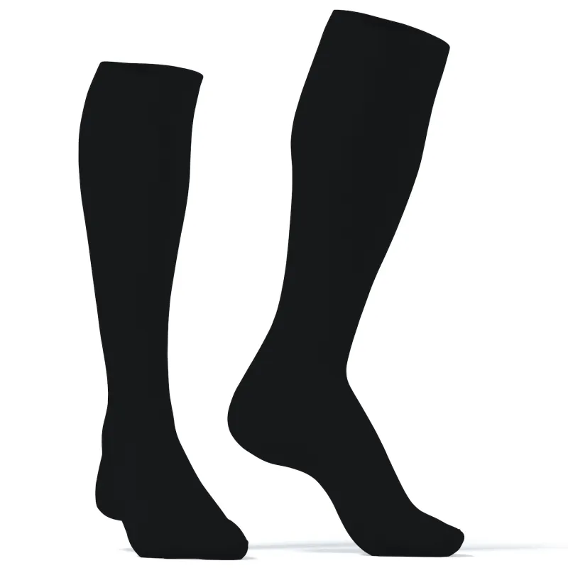 Chaussettes Hautes COLORS SneakXX Noires