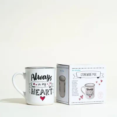 Mug Always in my heart - 8,5 x 10 cm