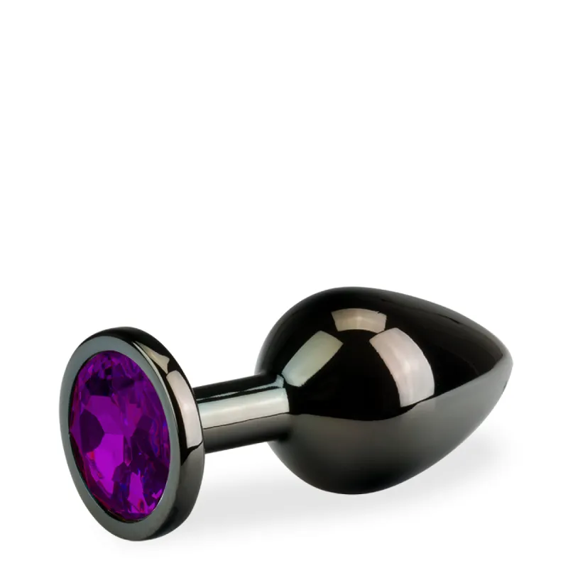 Bijou anal rosebud gun metal M 88g - 6 coloris