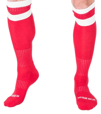 Chaussettes FOOTBALL SOCKS Rouge-Blanc