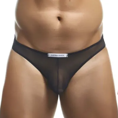 Slip mesh CLASSIC BIKINI Noir