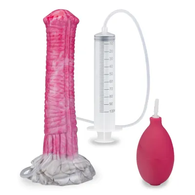 Gode godemichet ventouse éjaculateur créature mythologique Sleipnir gode vaginal ou anal homme ou femme - Rose