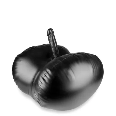 Coussin gonflable avec gode Warren gode vaginal ou anal homme ou femme - Noir