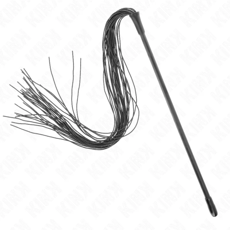 Fouet en silicone noir 60 cm - Kink