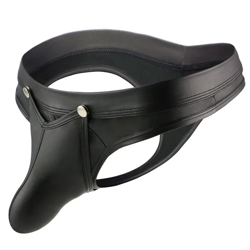 MenSexyWear String PUSH DICK Noir