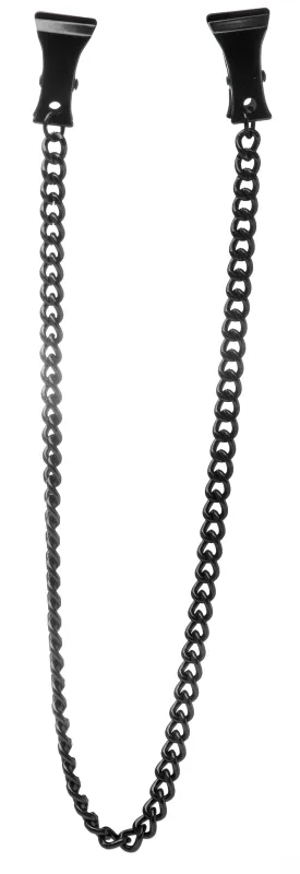 Pince-tétons PINCH Chaîne 35cm Noires