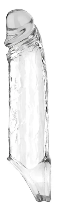 Gaine de pénis MINI DECAL 14 x 4 cm Transparente