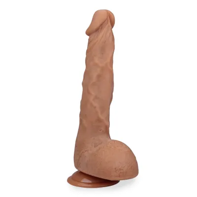 Gode godemichet ventouse réaliste 25,0cm Samuel gode vaginal ou anal homme ou femme - Peau mate