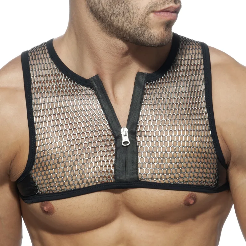 Harnais PARTY ZIP Noir-Argent
