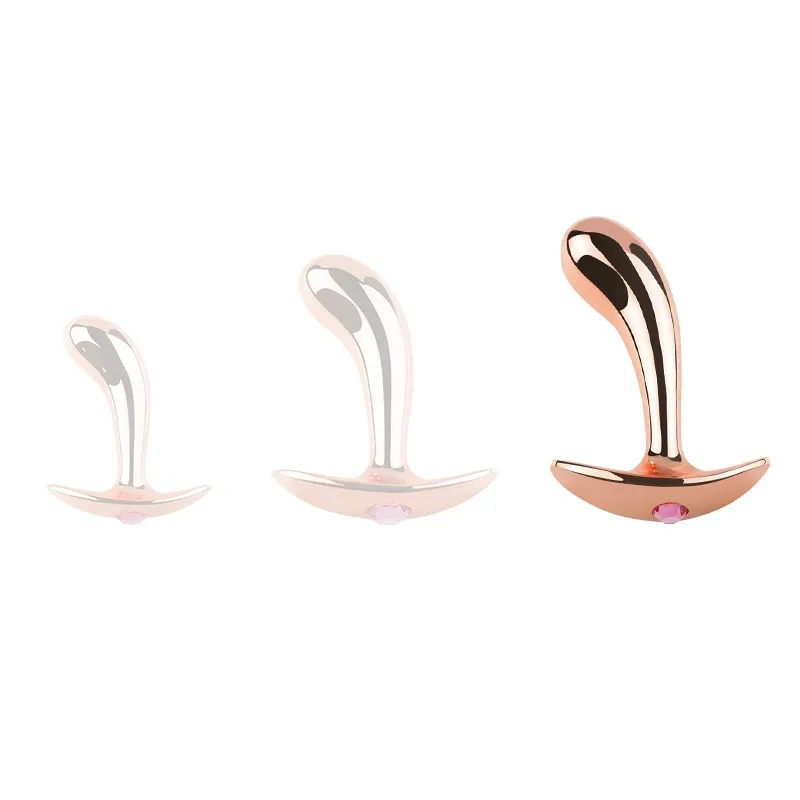 Plug bijou en métal INCURVE L 12 x 3.5cm