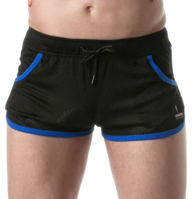 LEADER Short en mesh LOADED Noir-Bleu