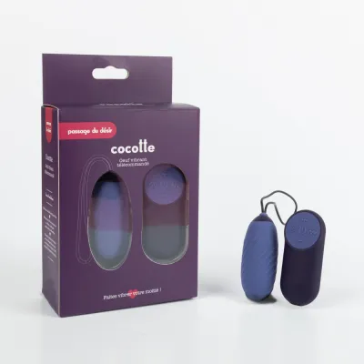Cocotte oeuf vibrant télécommandé - 7 cm