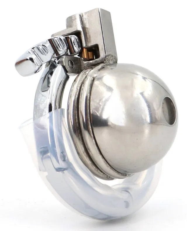 Cage de chasteté en métal ACCORDICK 4 x 3.3cm