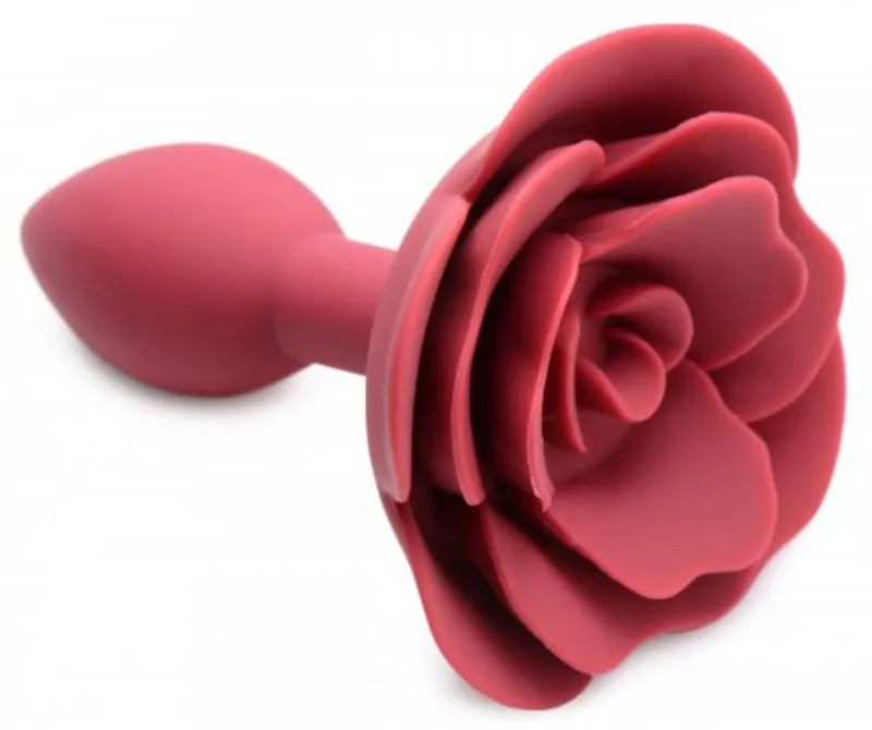 Plug Bijou Silicone BOOTY BLUM avec Rose 7.5 x 3cm
