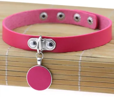 Ras de cou ROUND MOON Rose
