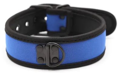 Collier PUPPY en néoprène Bleu