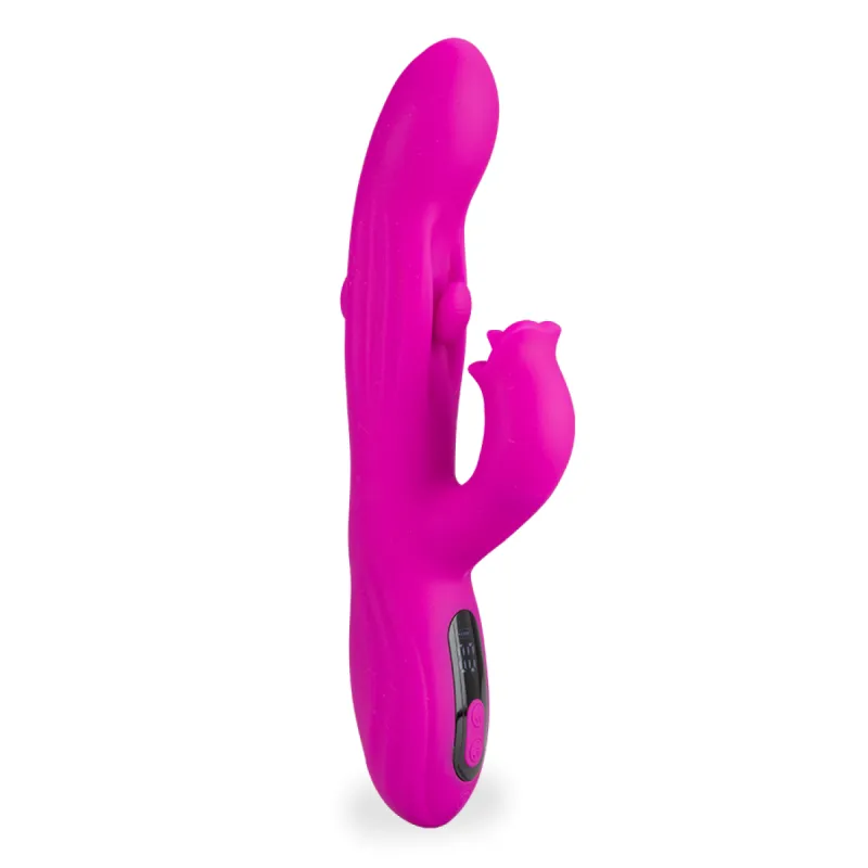 Vibromasseur rabbit massages et langue Poppy