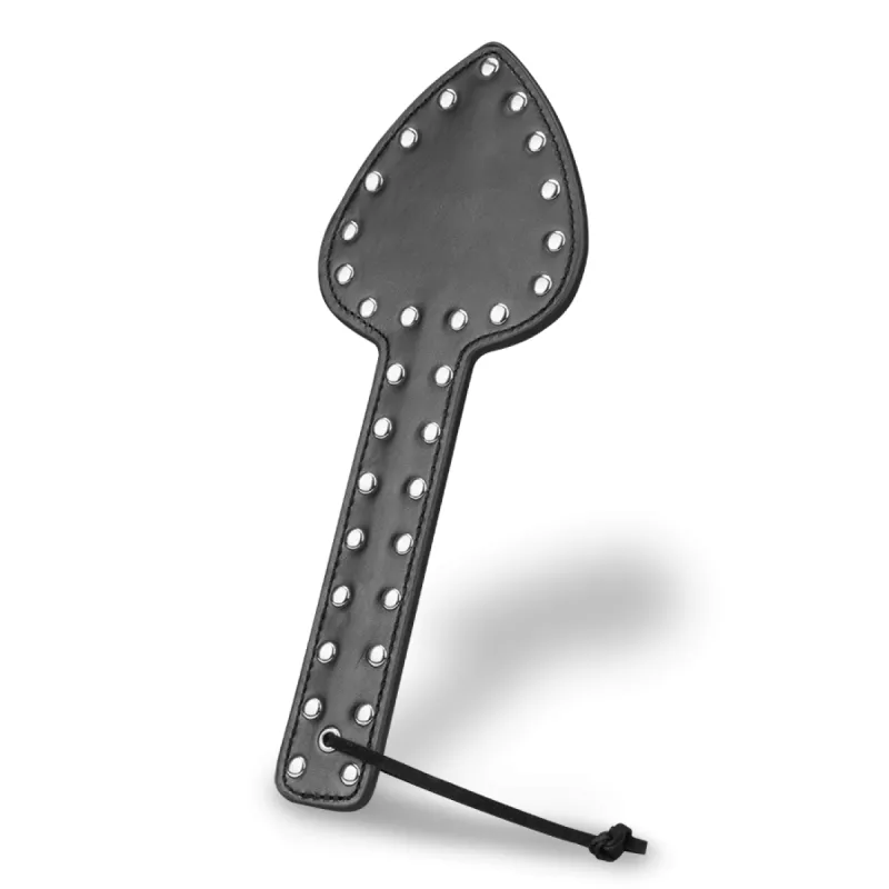 Paddle simili cuir et rivets Spade