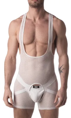 Barcode Berlin Singlet Backless PAN Blanc