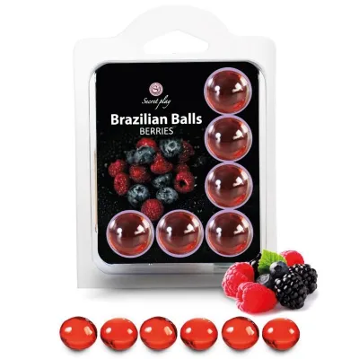 Boules de massage brésiliennes fruits de la forêt x6 - Secret Play