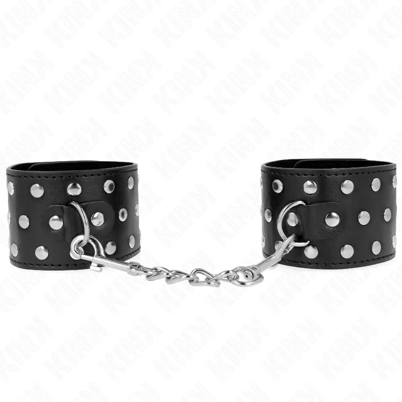 Entraves Poignets Punk Réglables 19-24 cm - KINK