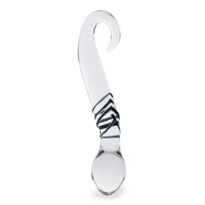 Gode godemichet en verre Finesse gode vaginal ou anal homme ou femme - Noir