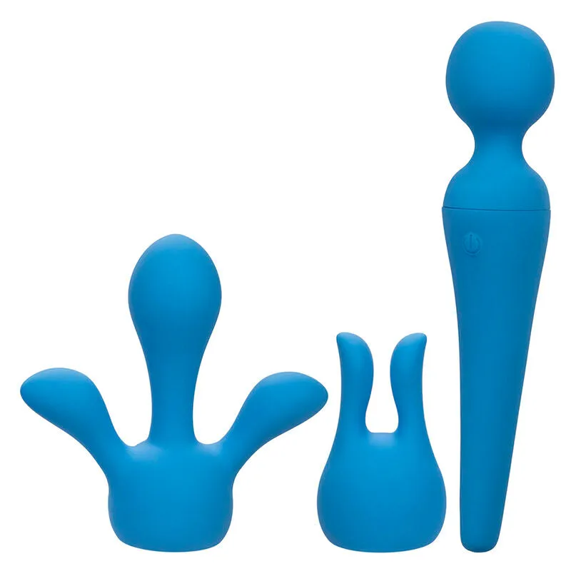 Masseur Wand Kit Body Wand Couture Bleu - Calexotics