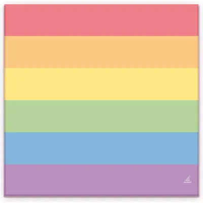 Serviettes en papier Rainbow x20