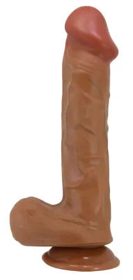 Gode Réaliste BERGRISI 19 x 5.2 cm Marron