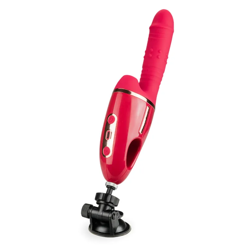Vibromasseur rabbit ventouse va-et-vient et sans contact Addiction