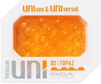 Gaine de masturbation UNI 03 TOPAZ Tenga