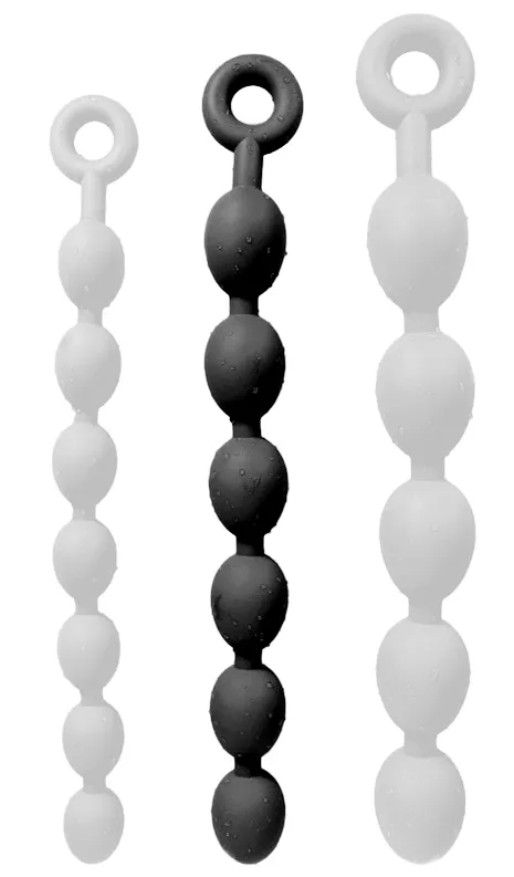 Chapelet anal CHAPIRA M 43 x 4.8 cm Noir