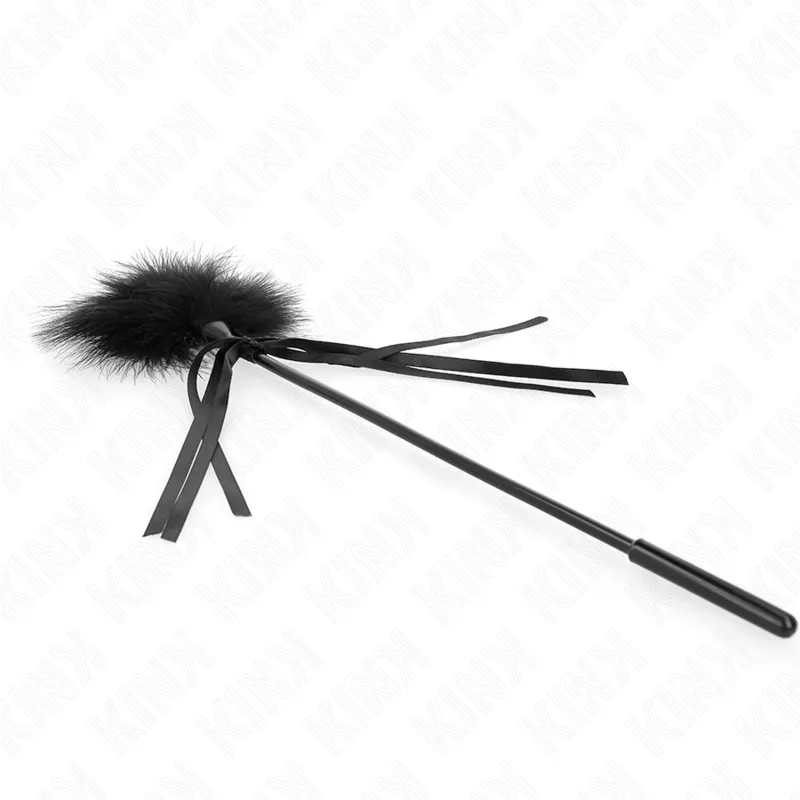 Plume chatouilleuse avec nœud 35 cm - Kink