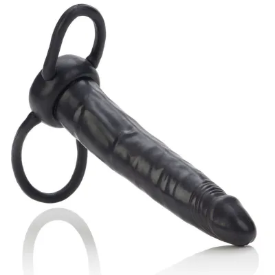 Anneau Pénien Accommodateur Double Pénétrateur Noir - Calexotics