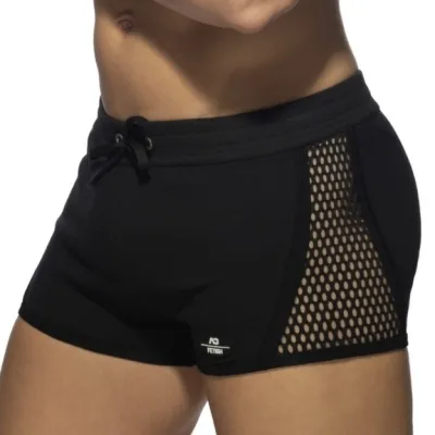 AD Fetish Short MESH STRIPED Noir