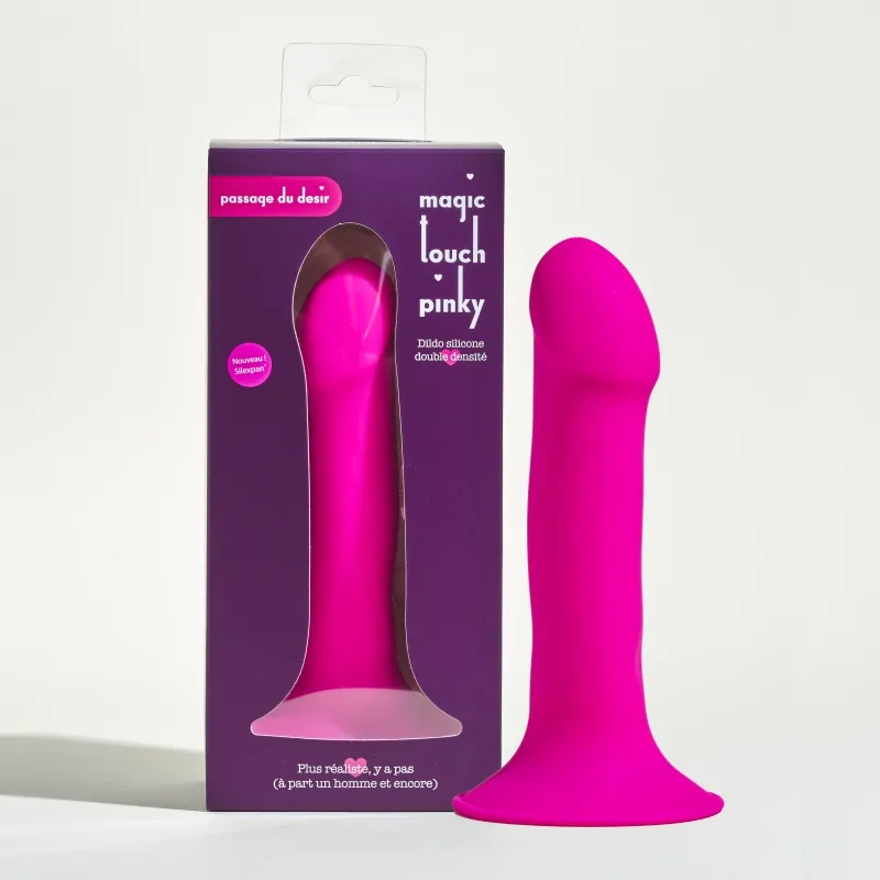 Magic Touch Pinky dildo double densité - 15 cm