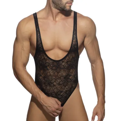 Addicted Body Dentelle FLOWERY LACE Noir