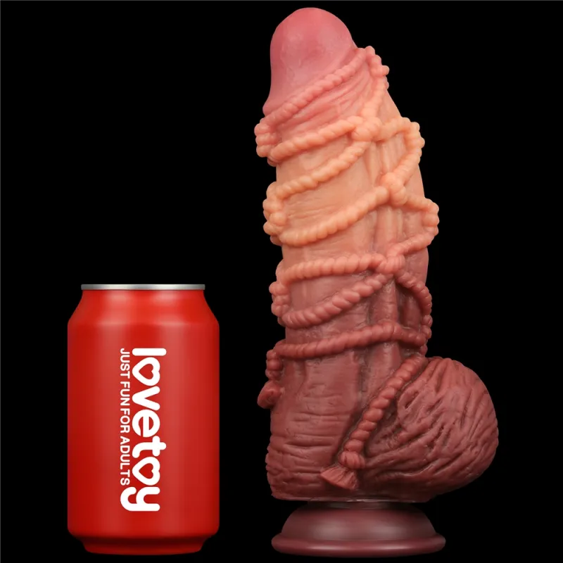 Gode en silicone ROPE COCK Nature Cock 17 x 7cm