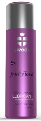Lubrifiant Aromatisé FRUITY LOVE Framboise Rhubarbe 100 ml
