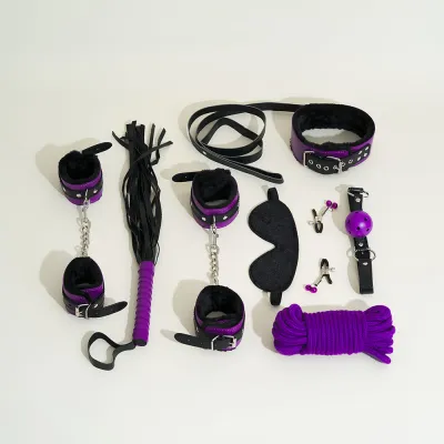 Coffret de bondage Secret Pleasure - 28 x 23 x 9 cm Violet