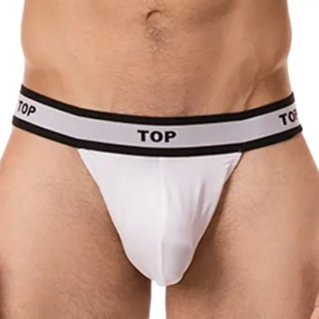 Barcode Berlin String Cache-sexe TOP Blanc