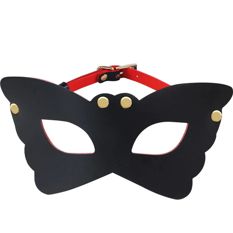 Masque BLACK BUTTERFLY Noir et Rouge